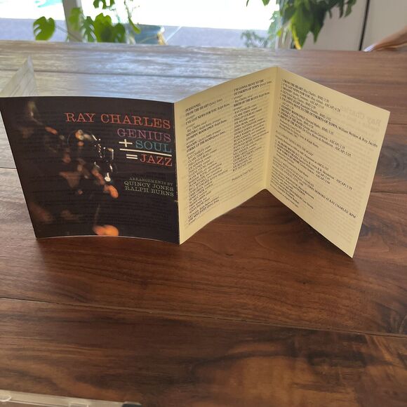 Ray Charles Genius + Soul = Jazz CD 1988 Dunhill DZS-038 - Picture 8 of 13